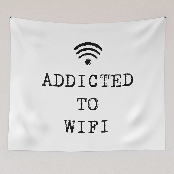 Item preview, Addicted To Wifi Funny IT designed and sold by JuxNdx.