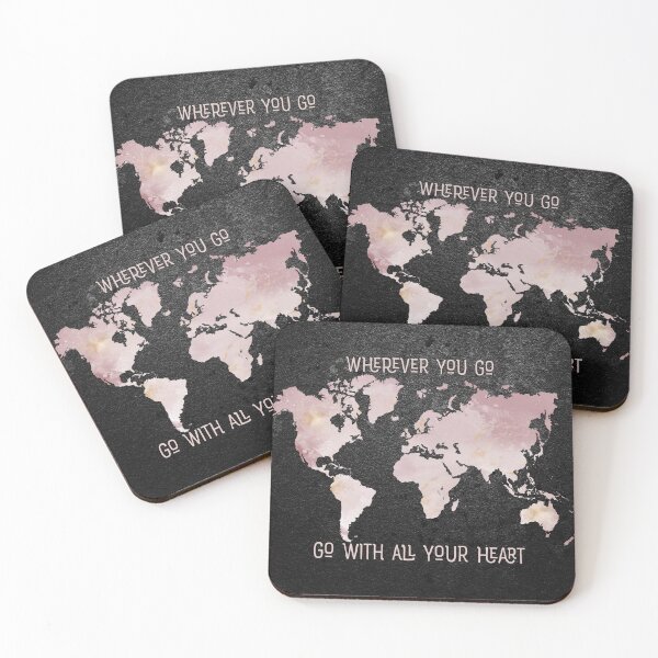 Item preview, Wherever You Go World Map designed and sold by UrbanEpiphany.