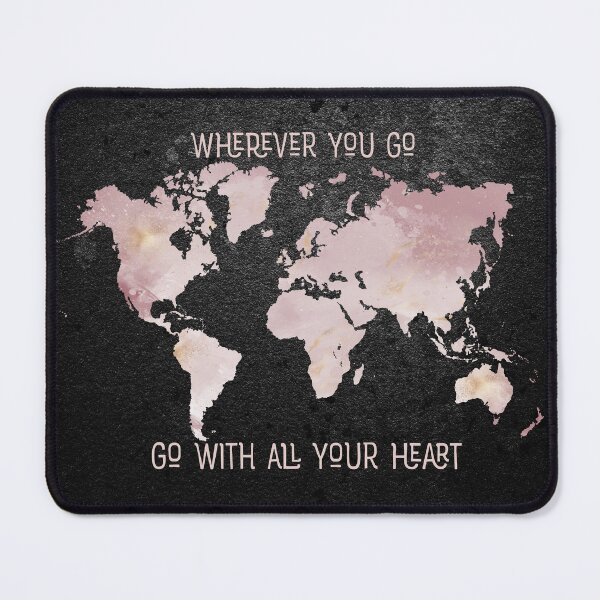 Item preview, Wherever You Go World Map designed and sold by UrbanEpiphany.
