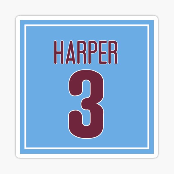 Bryce Harper Philadelphia Phillies #3 All Star Outfielder Magnet