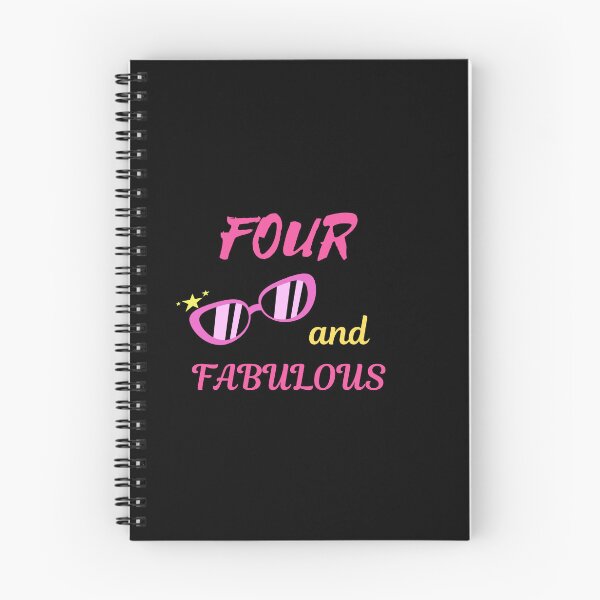 Item preview, Four and Fabulous 4th Birthday designed and sold by prudencehollow.