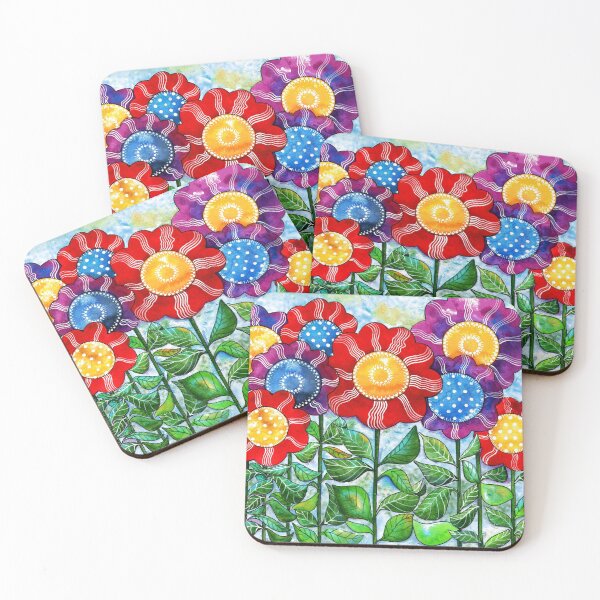 Item preview, Happiest Flowers designed and sold by ShelleyYlstArt.