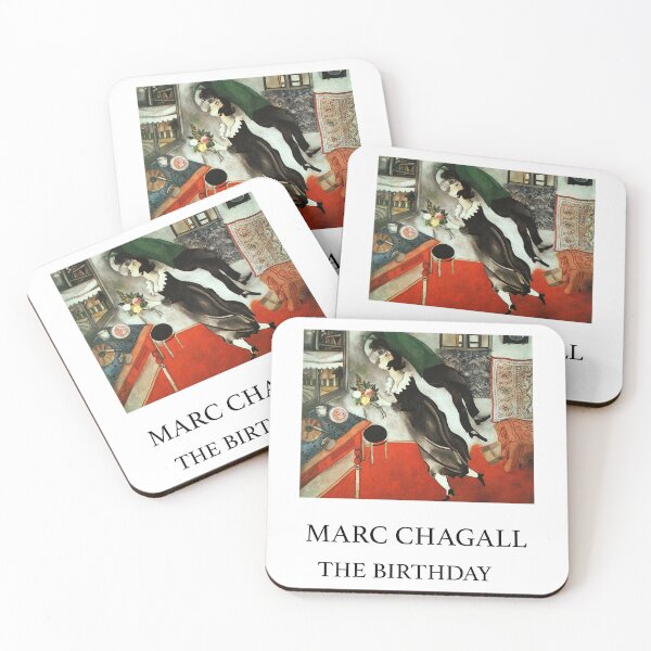 Item preview, Marc Chagall  Birthday  Exhibition Poster,  The Birthday (1915) by Marc Chagall  designed and sold by TeeARTHY.