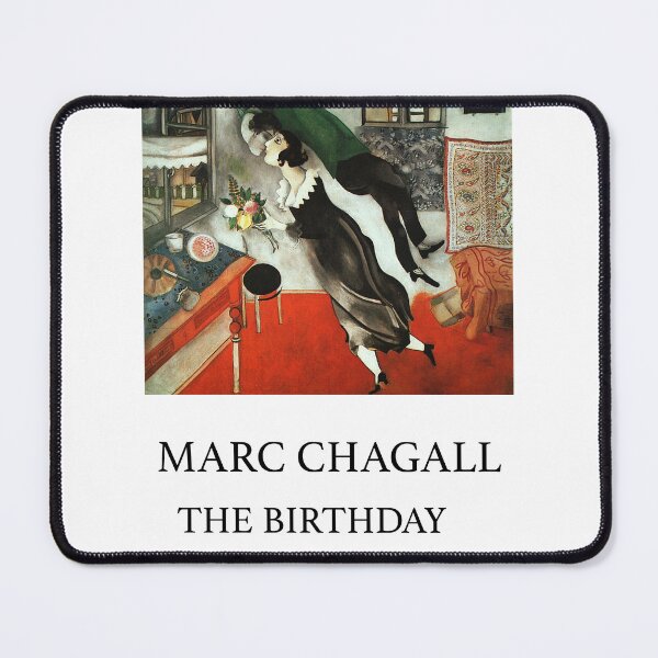 Item preview, Marc Chagall  Birthday  Exhibition Poster,  The Birthday (1915) by Marc Chagall  designed and sold by TeeARTHY.