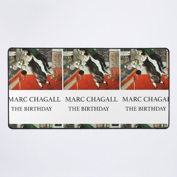 Item preview, Marc Chagall  Birthday  Exhibition Poster,  The Birthday (1915) by Marc Chagall  designed and sold by TeeARTHY.