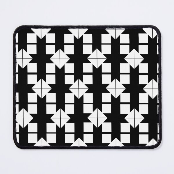 Item preview, White and Black Star Tiles designed and sold by BeJolley.