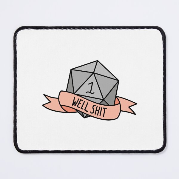 Item preview, D20 - Well, Shit Lightweight Hoodie designed and sold by HanaLego.
