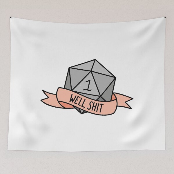 Item preview, D20 - Well, Shit Lightweight Hoodie designed and sold by HanaLego.