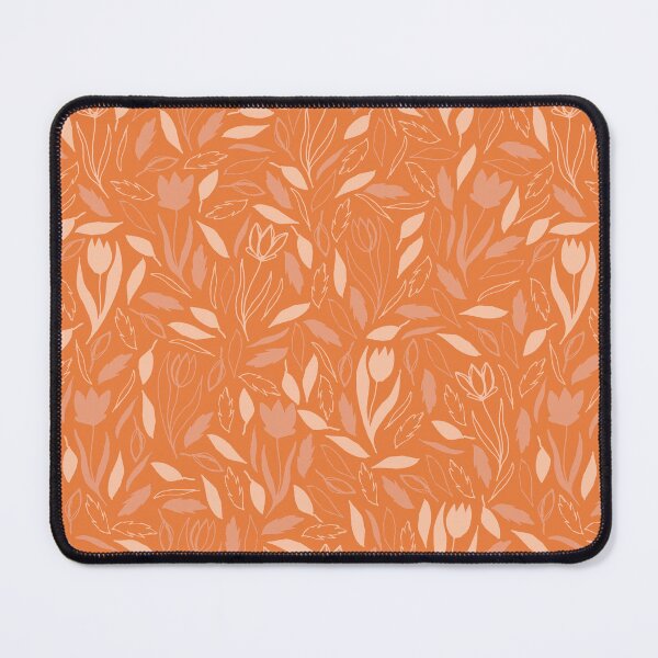 Item preview, Orange Floral Design| Warm Florals Pattern| Sunny Nature Yellow Patterns designed and sold by Nada18.