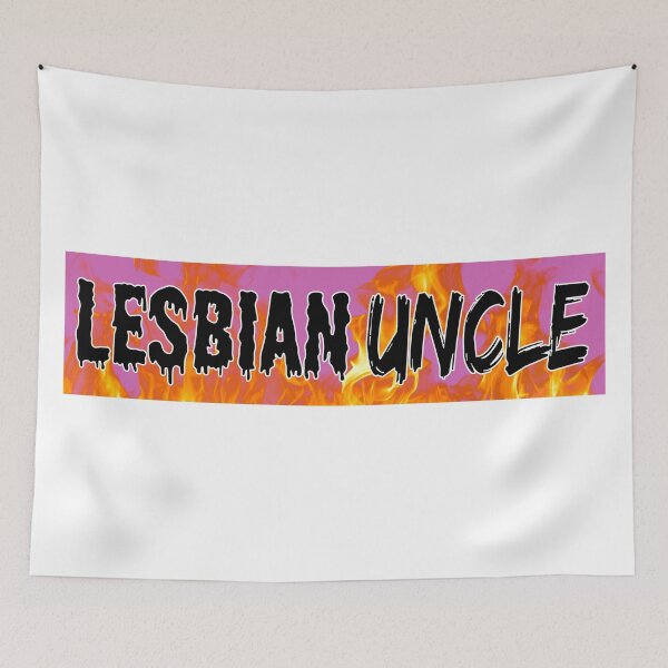 Item preview, lesbian uncle bumper sticker designed and sold by kotonok0.