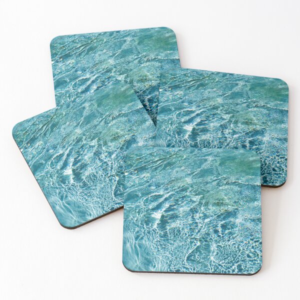 Item preview, Aquamarine and Turquoise Rainbows - Gems in a Fountain - Horizontal designed and sold by Georgia Mizuleva.