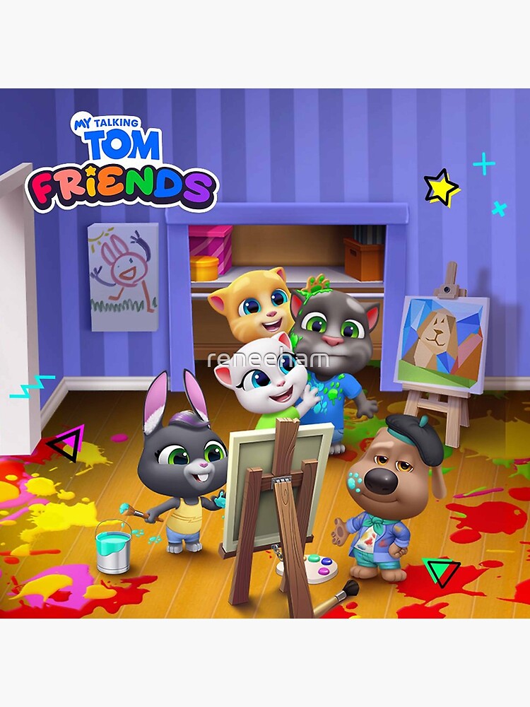 Talking ben from cartoon talking tom and friends  Poster for Sale