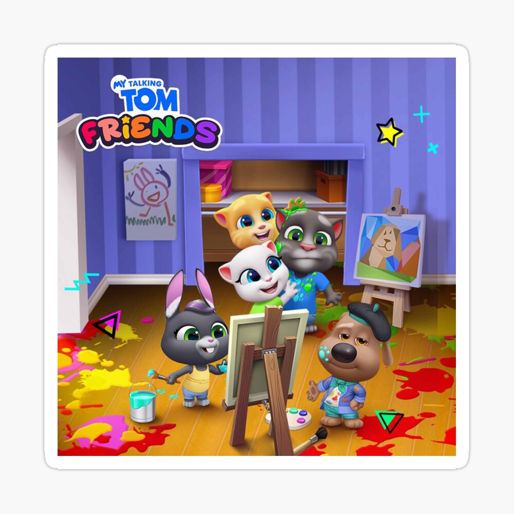 Talking ben from cartoon talking tom and friends  Poster for Sale