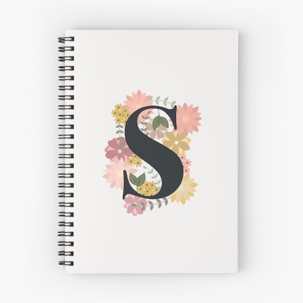Item preview, "S" Floral Monogram designed and sold by sarahlefor.