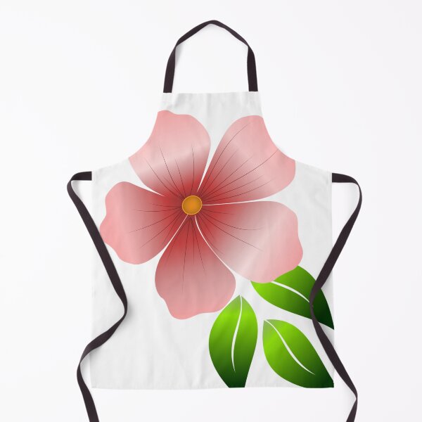 Item preview, Pink Flower with Green Leaves designed and sold by Twittlefish.
