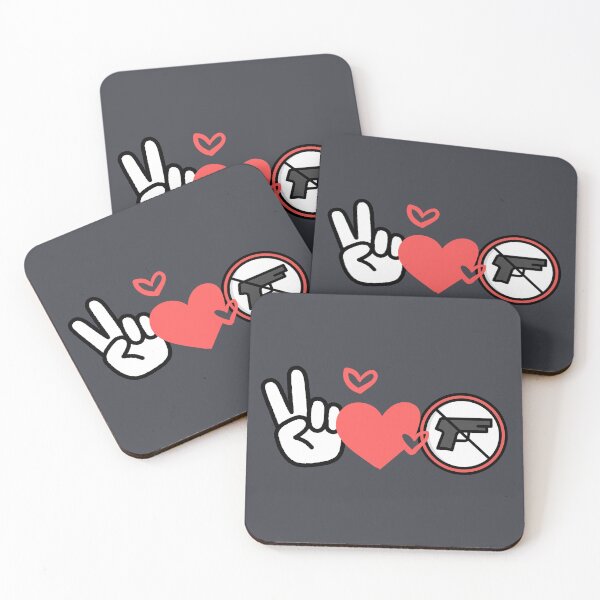 Item preview, Peace, Love , No Gun Please ! designed and sold by aoichan3939.