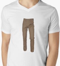 CHINOS, CHINOS, CHINOS- the state of the chinos Men's V-Neck T-Shirt