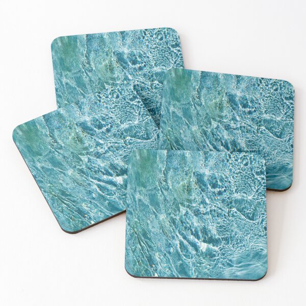 Item preview, Aquamarine and Turquoise Rainbows - Gems in a Fountain - Vertical designed and sold by Georgia Mizuleva.