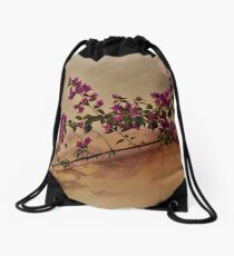Cap Ferrat Bougainvillea Drawstring Bag