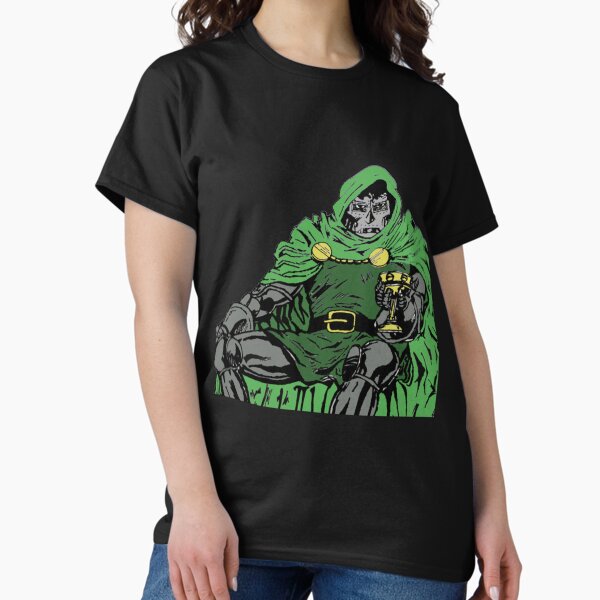Vista previa del artículo con la obra «Doctor Muerte», diseñado y vendido por FlatSixGraphic.