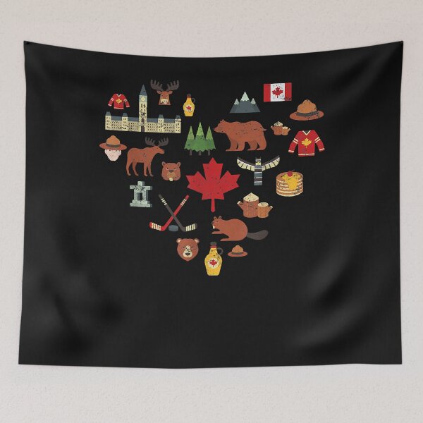 Item preview, Canadian Vintage Symbols Canada Flag Maple Leaf RCMP designed and sold by Evrard122344.