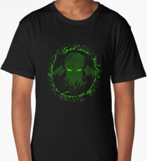 In his house at R'lyeh dead Cthulhu waits dreaming GREEN Long T-Shirt