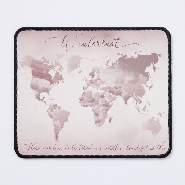 Item preview, Wanderlust World Map designed and sold by UrbanEpiphany.