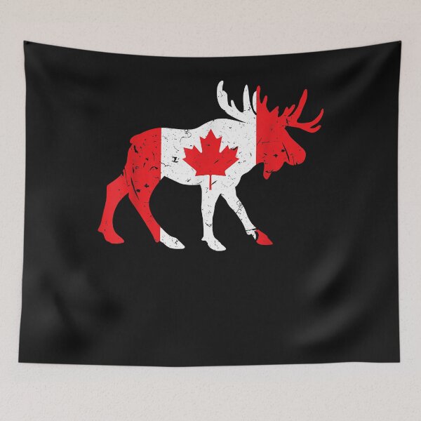 Artikelvorschau, Maple Leaf Animal Canadian Flag Canada entworfen und verkauft von Evrard122344.