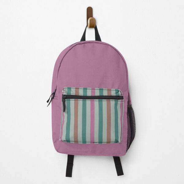 Item preview, Classic Stripes Pattern_Morandi Color 1_c3e Green Brown Pink designed and sold by Mimi Huang.
