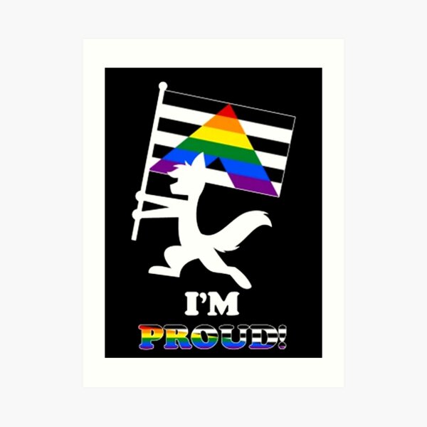 Straight Ally Pride Flag Art Print for Sale by allhistory