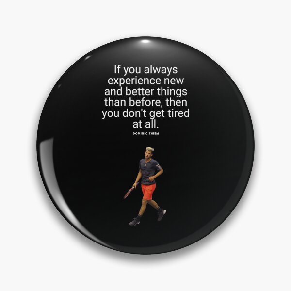 Item preview, Dominic Thiem Quote Classic T-Shirt designed and sold by ayeshadanaqws.