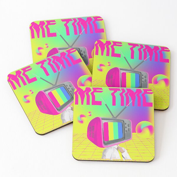 Item preview, Me Time Do It For Yourself Inspirational Motivational Quote Psychedelic Cool Aesthetic Unique Retrostyle Vibe Digital Art designed and sold by vhsfinevibes.
