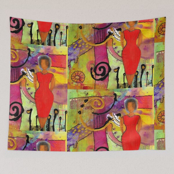 Item preview, Woman in Red designed and sold by © Angela L Walker.