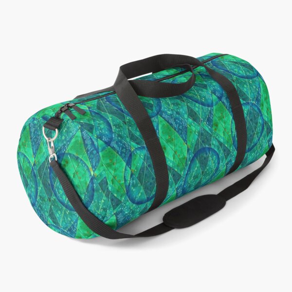Item preview, Bubbles and emerald green crystals, pattern of bubbles and crystals designed and sold by Malogue.