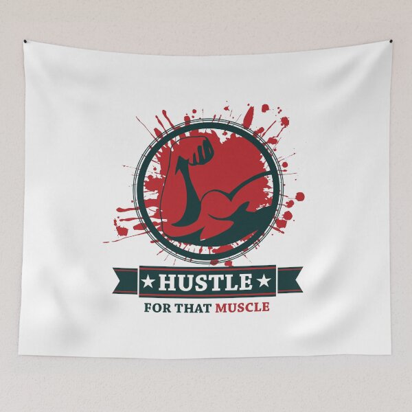 Item preview, Hustle for the mustle designed and sold by artpassion.