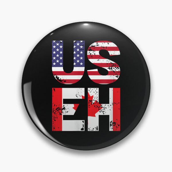 Item preview, US EH Funny Canada American Flag designed and sold by Evrard122344.