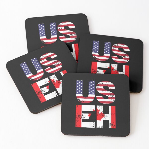 Item preview, US EH Funny Canada American Flag designed and sold by Evrard122344.