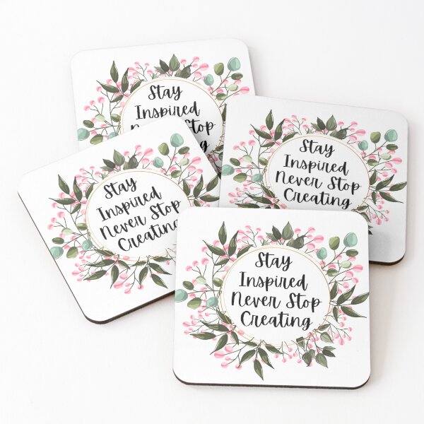 Item preview, Stay Inspired Never Stop Creating - Motivational Quotes  designed and sold by chetan786.