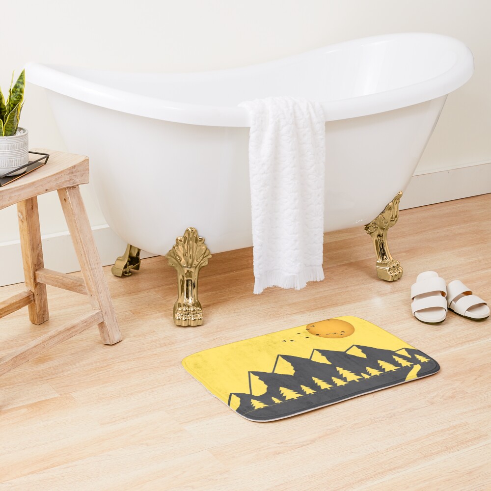 Item preview, Bath Mat designed and sold by LIENZO Graphics ⭐⭐⭐⭐.