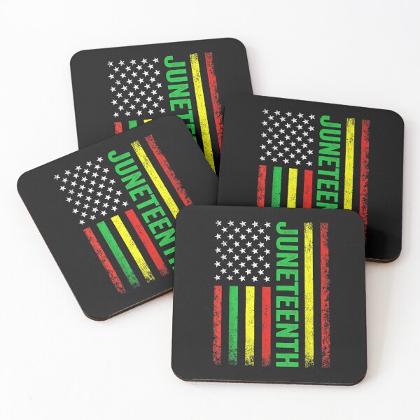 Item preview, June 19th history of afircan us american flag juneteenth T-Shirt designed and sold by Blue-Rechard.