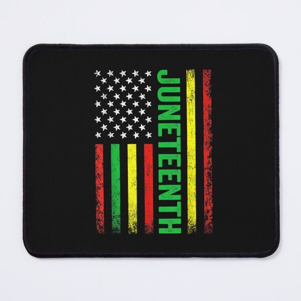Item preview, June 19th history of afircan us american flag juneteenth T-Shirt designed and sold by Blue-Rechard.
