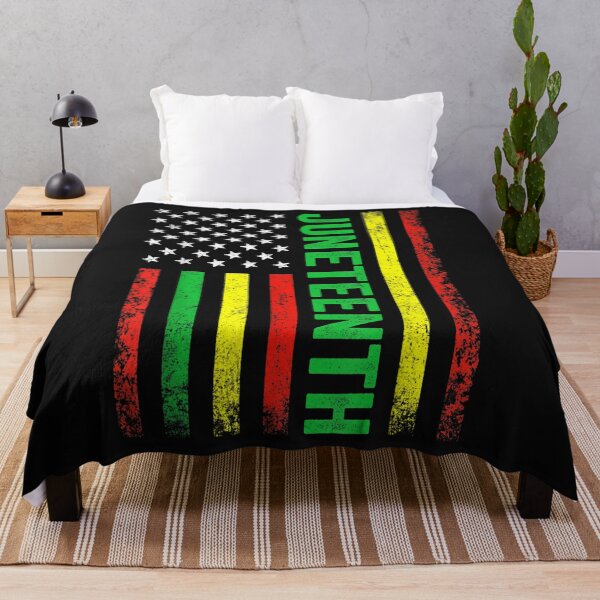 Item preview, June 19th history of afircan us american flag juneteenth T-Shirt designed and sold by Blue-Rechard.