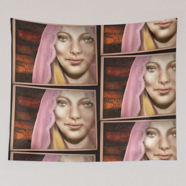 Item preview, Girl with a Pink Veil designed and sold by Cherylgrayum.