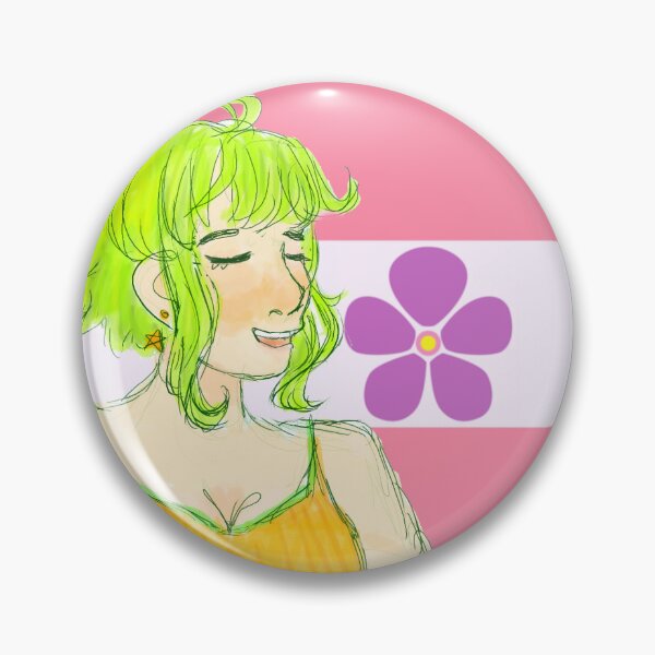 Item preview, VOCALOID Megpoid Gumi Sapphic Flag  designed and sold by Holli Anderson.