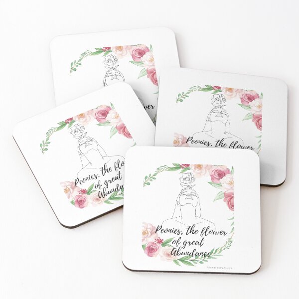 Item preview, Peony Abundance flower with girl designed and sold by PalomaHealing24.