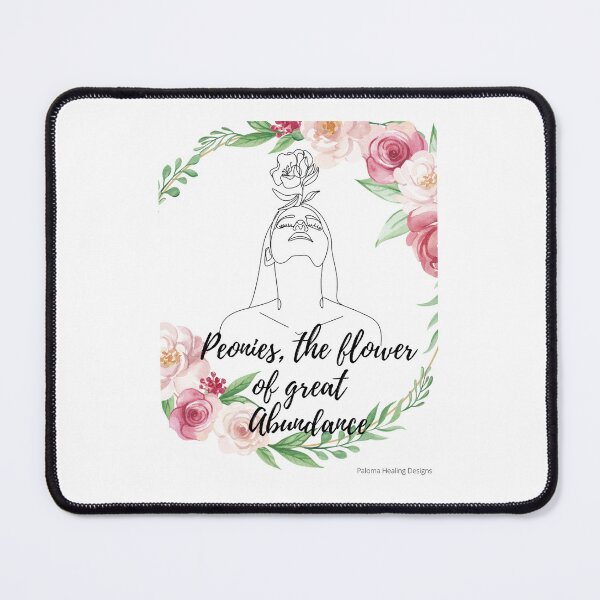Item preview, Peony Abundance flower with girl designed and sold by PalomaHealing24.