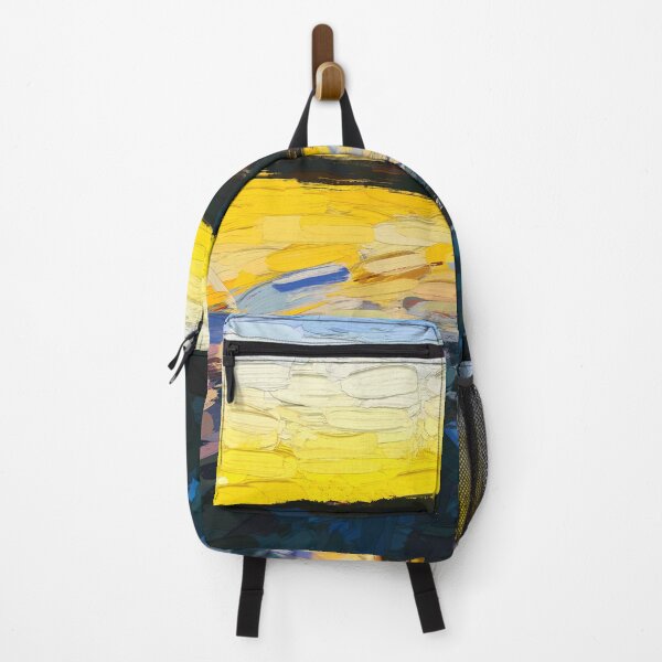 Item preview, Sunset on the water abstract oil painting designed and sold by Travelways.