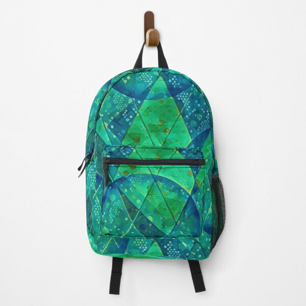 Item preview, Bubbles and emerald green crystals, pattern of bubbles and crystals designed and sold by Malogue.
