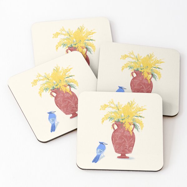 Item preview, Mimosa and Blue Jay designed and sold by SunLee Art.
