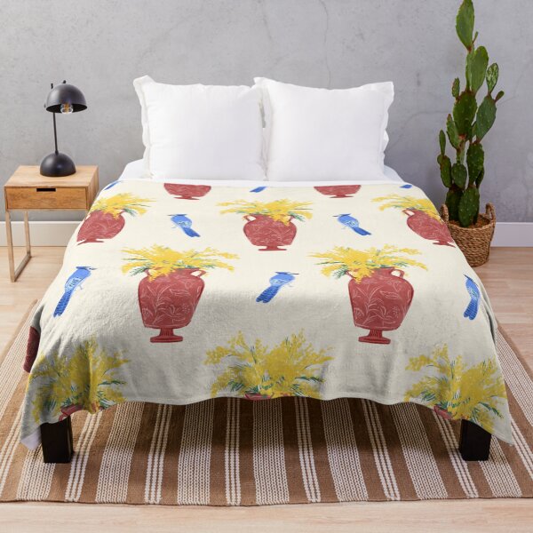 Item preview, Mimosa and Blue Jay designed and sold by SunLee Art.